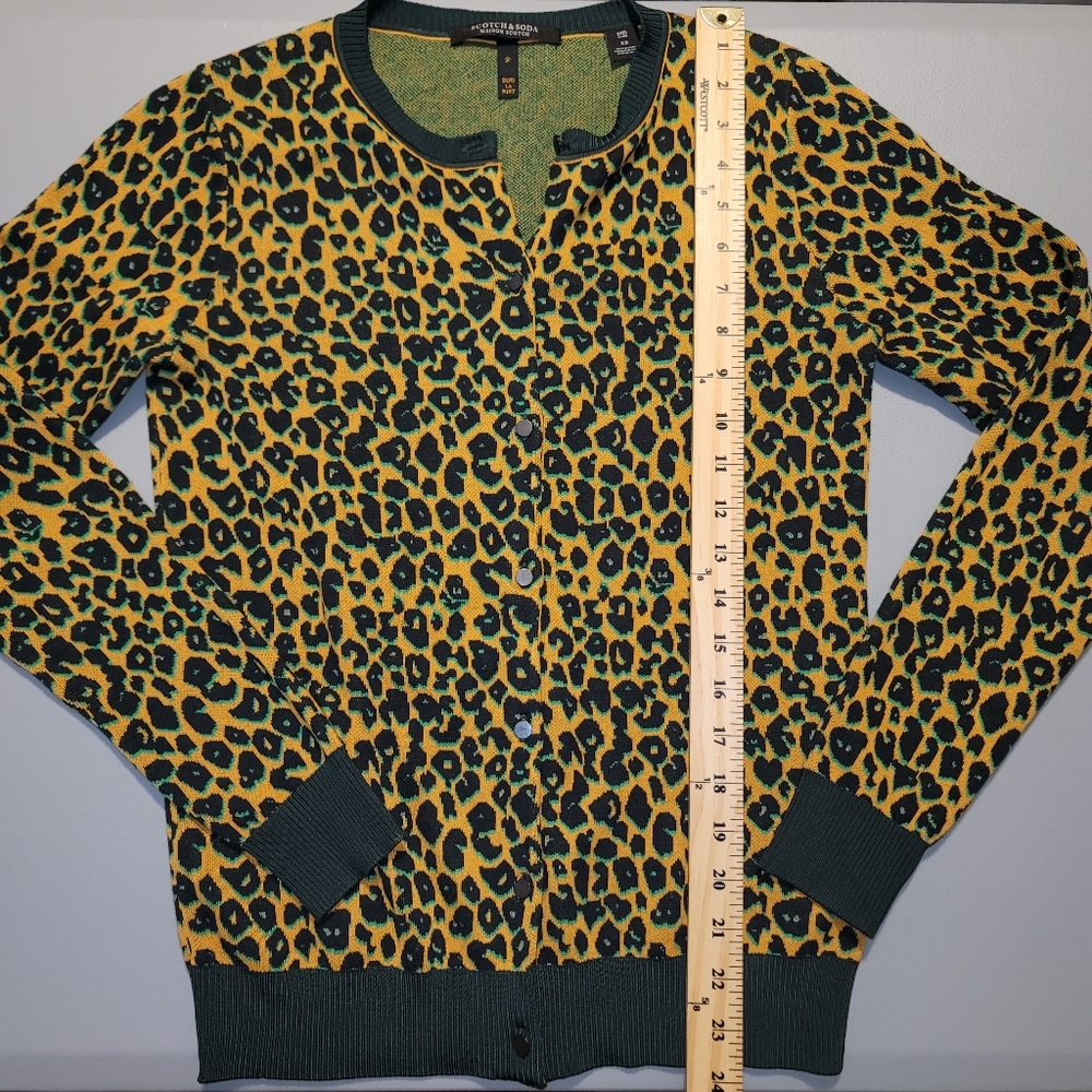 Scotch And Soda Leopard Print Cardigan - image 8